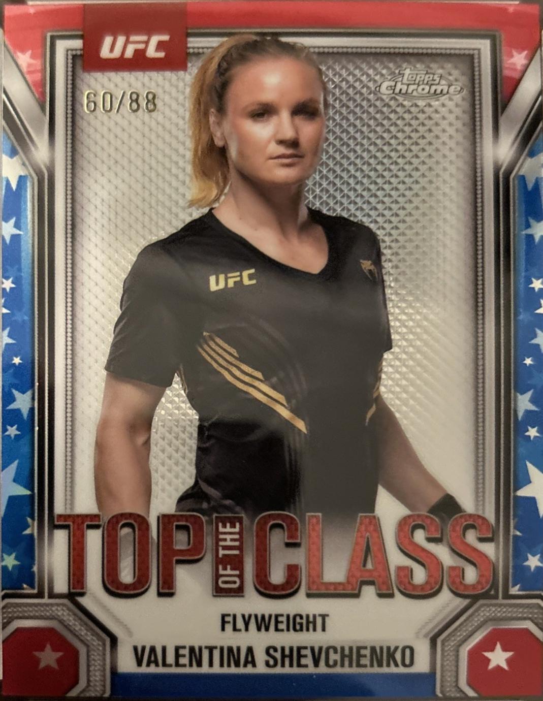 Valentina Shevchenko [Red White Blue Refractor] #TTC-12