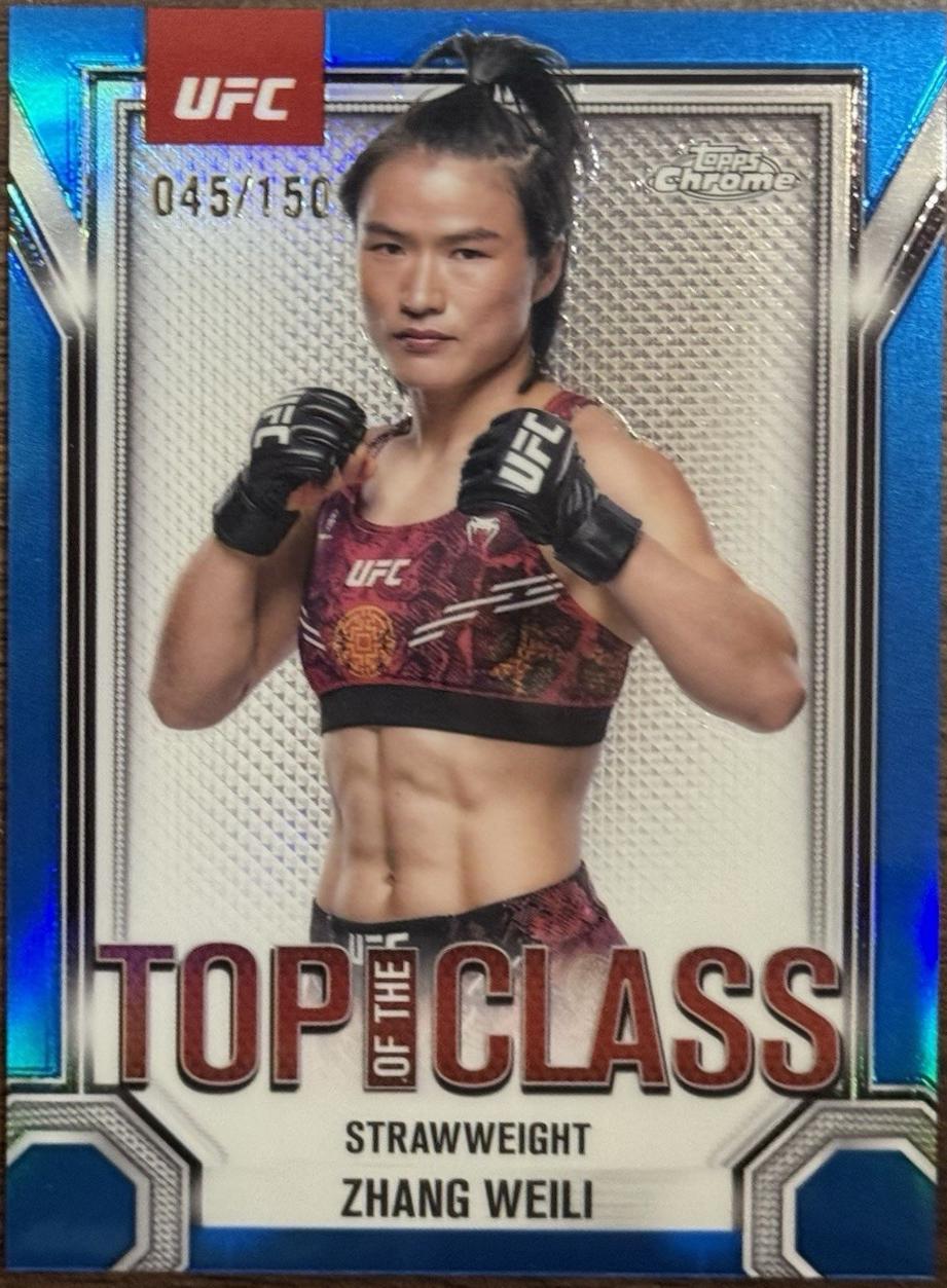 Zhang Weili [Blue Refractor] #TTC-18