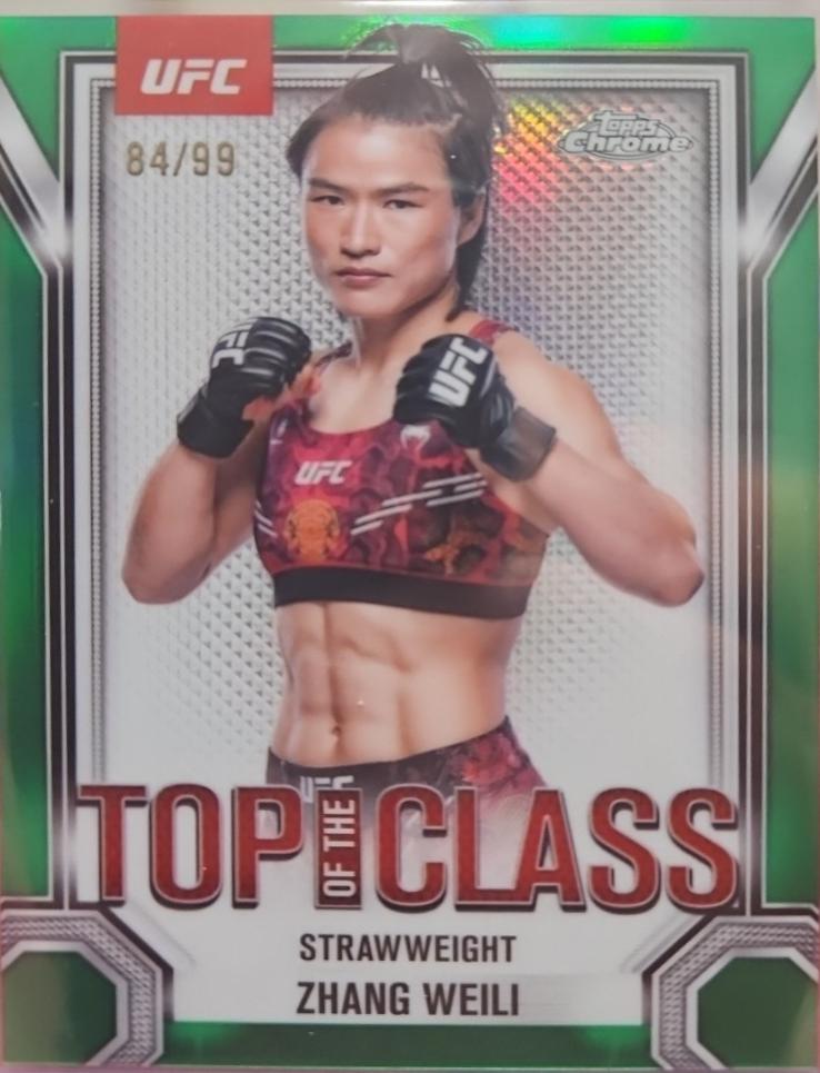 Zhang Weili [Green Refractor] #TTC-18