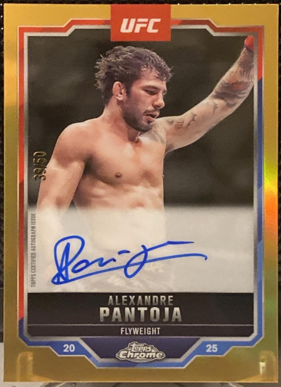 Alexandre Pantoja [Gold Refractor] #CVA-AP