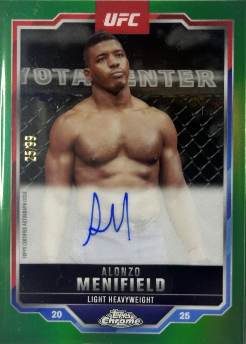 Alonzo Menifield [Green Refractor] #CVA-AM