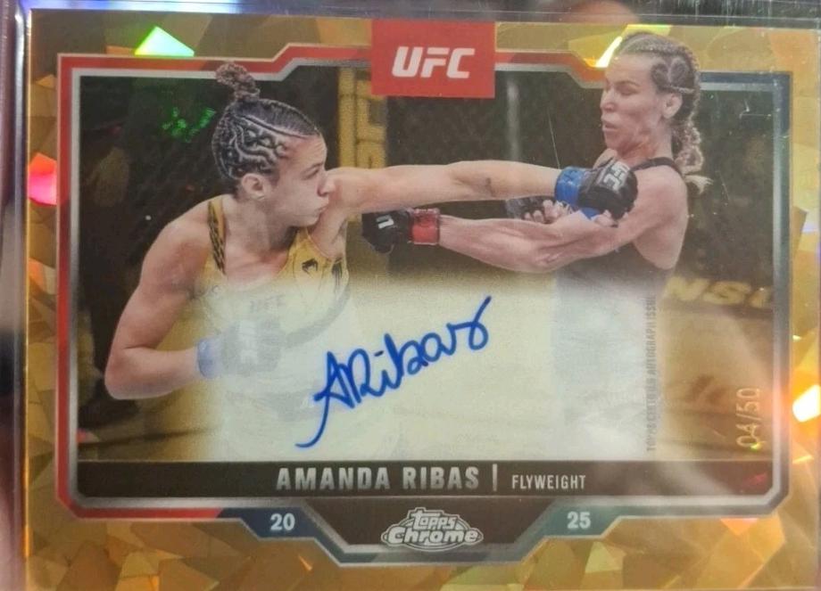 Amanda Ribas [Gold Refractor] #CVA-AR