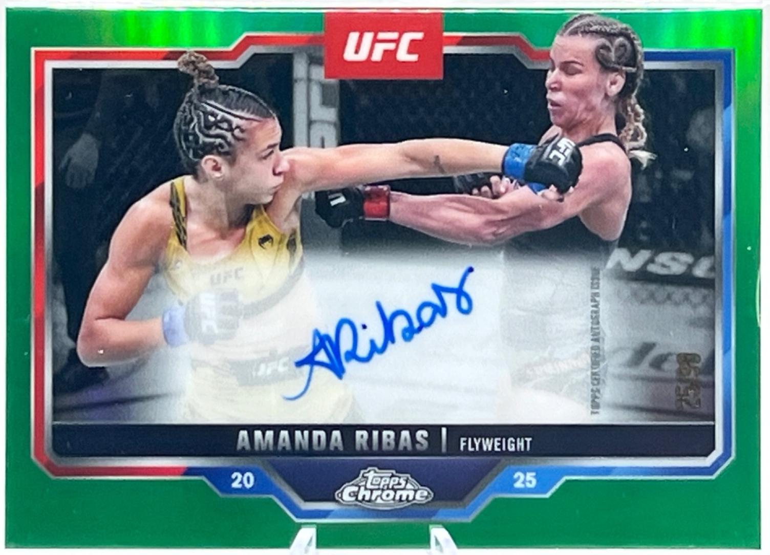 Amanda Ribas [Green Refractor] #CVA-AR