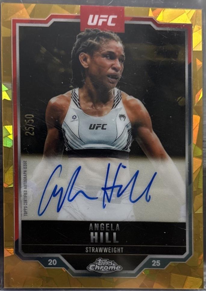 Angela Hill [Gold Refractor] #CVA-AH