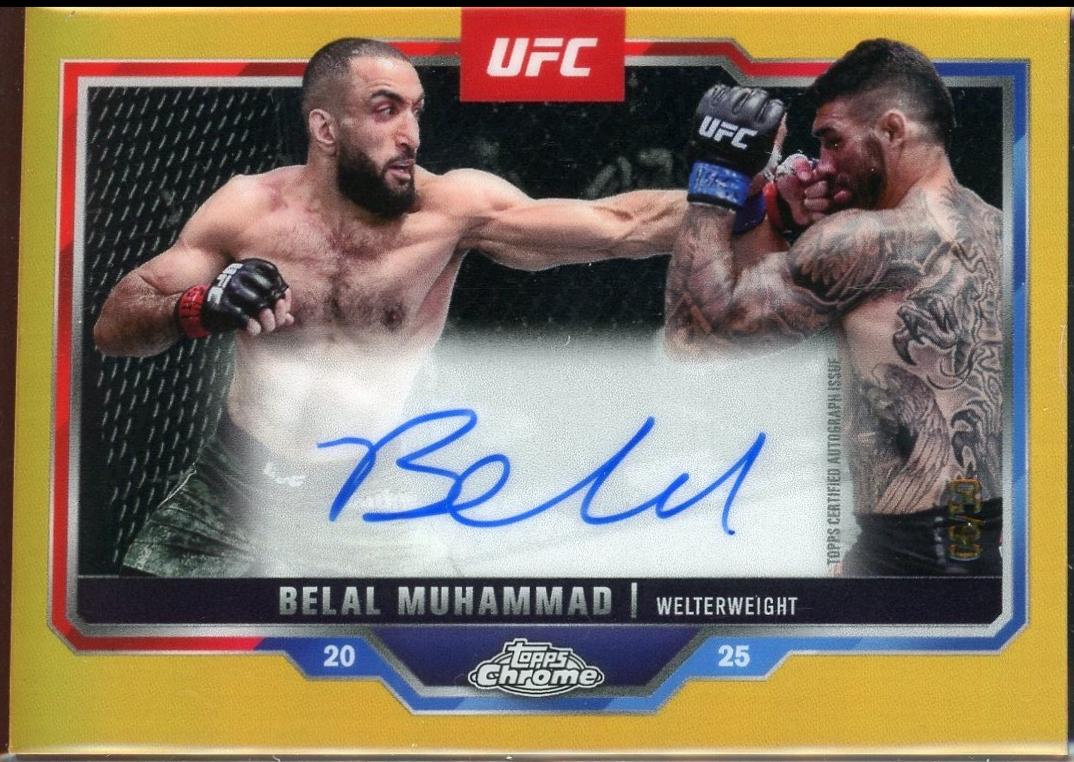 Belal Muhammad [Gold Refractor] #CVA-BM
