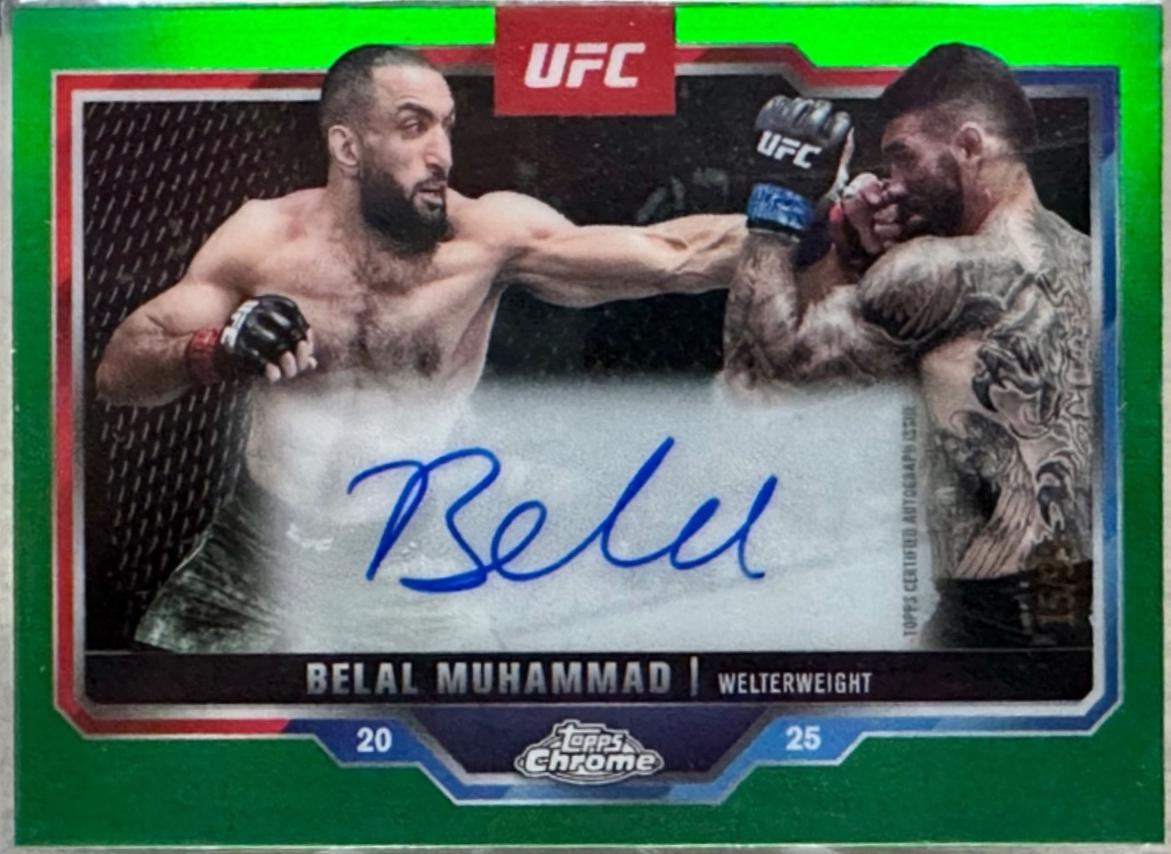 Belal Muhammad [Green Refractor] #CVA-BM