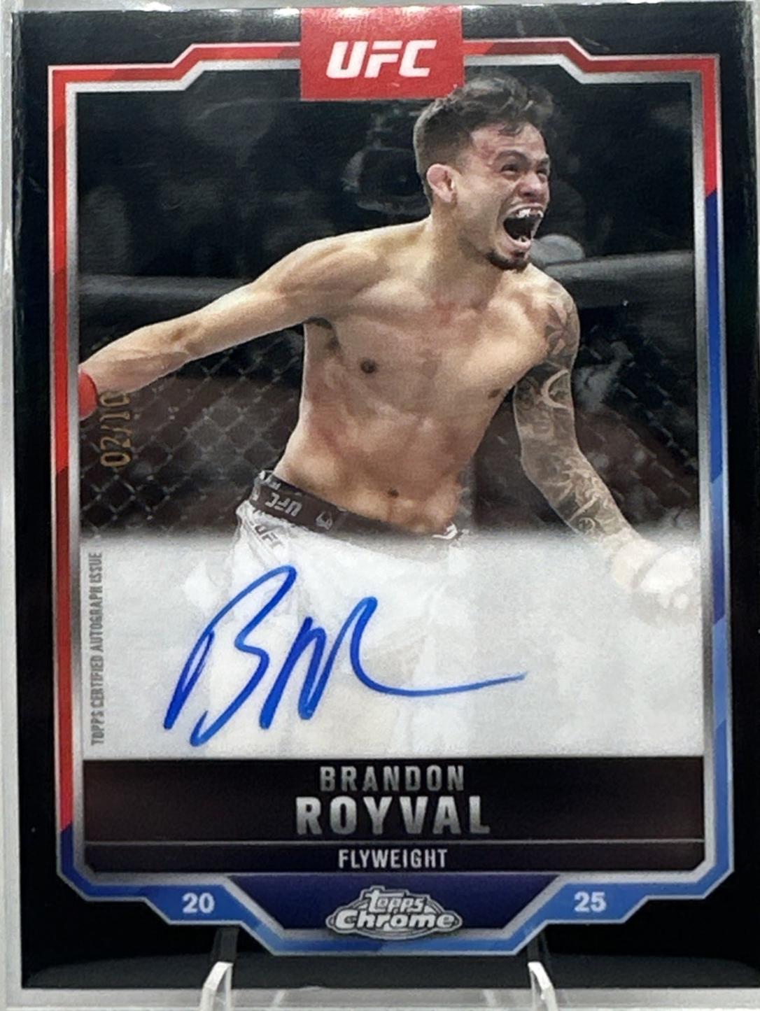 Brandon Royval [Black Refractor] #CVA-BR
