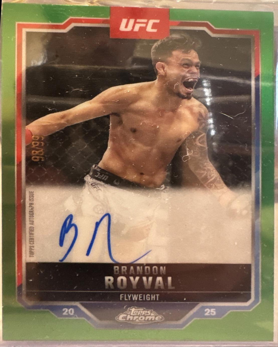 Brandon Royval [Green Refractor] #CVA-BR