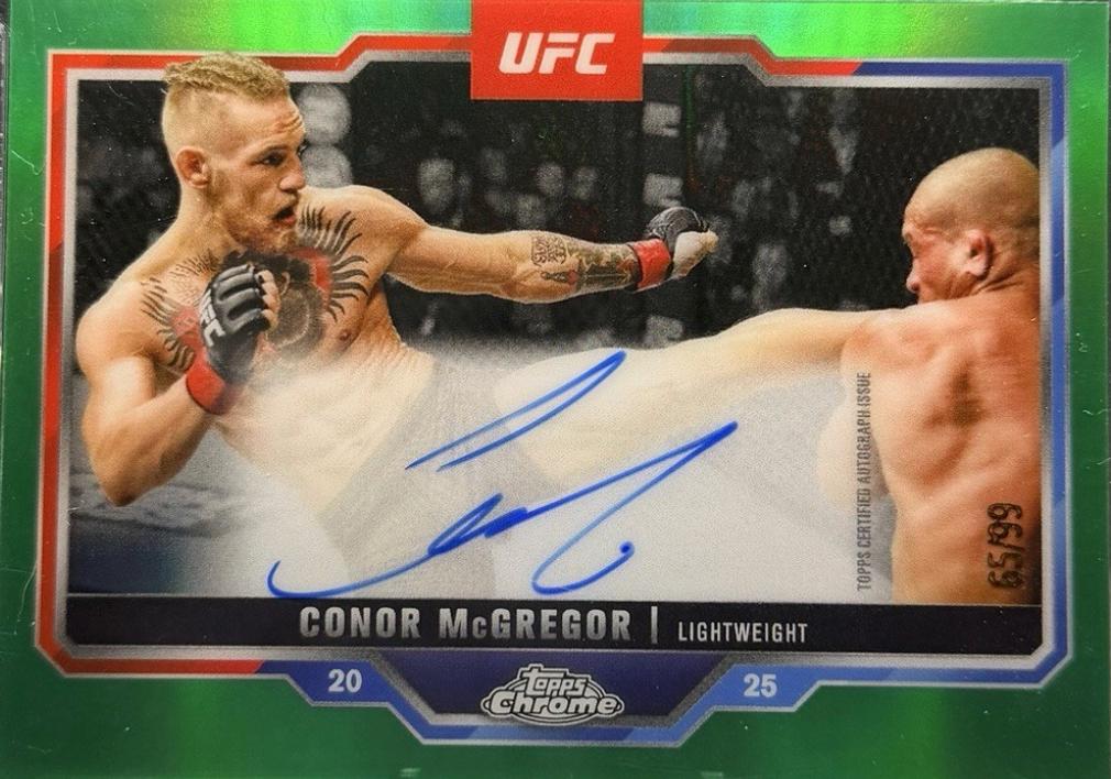Conor McGregor [Green Refractor] #CVA-CM