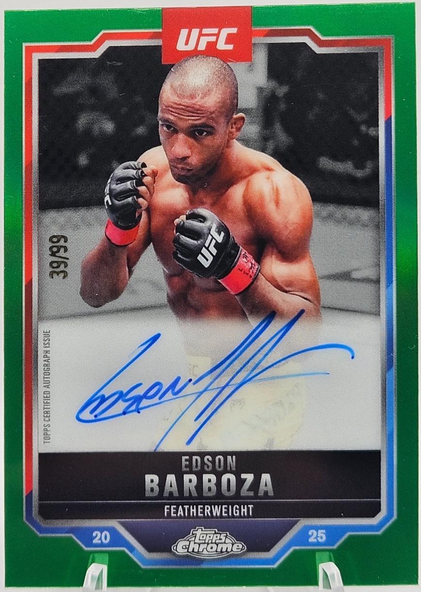 Edson Barboza [Green Refractor] #CVA-EB