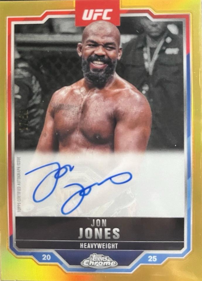 Jon Jones [Gold Refractor] #CVA-JJ