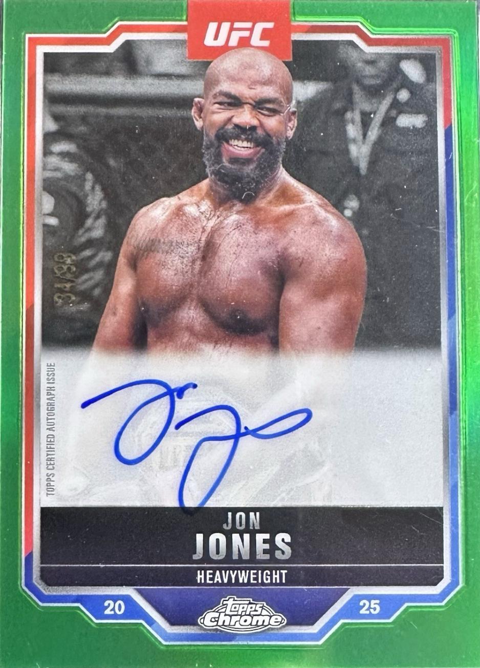 Jon Jones [Green Refractor] #CVA-JJ