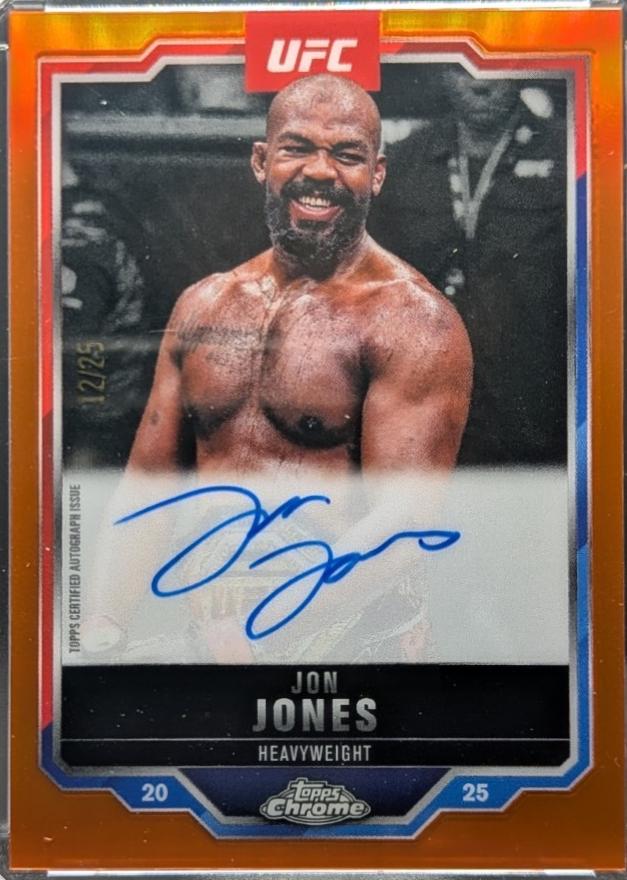 Jon Jones [Orange Refractor] #CVA-JJ