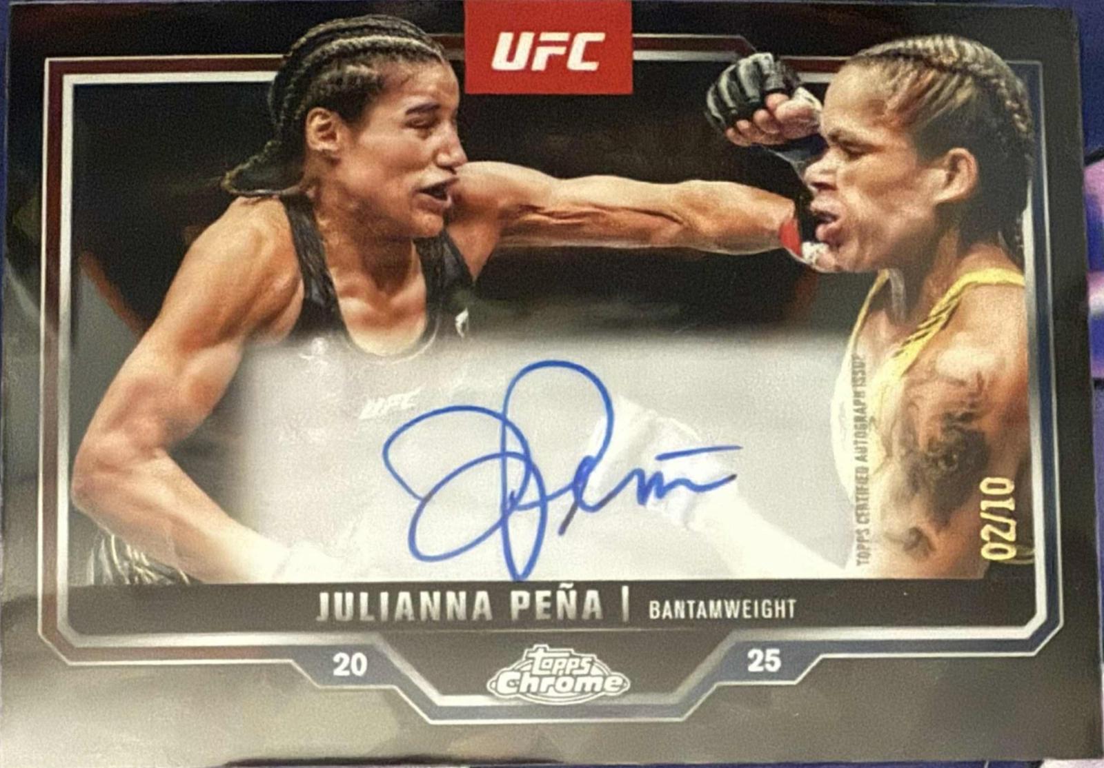 Julianna Pena [Black Refractor] #CVA-JU