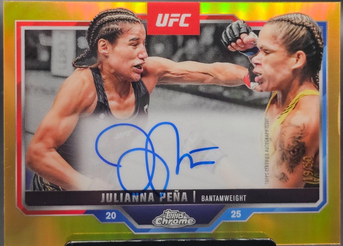 Julianna Pena [Gold Refractor] #CVA-JU