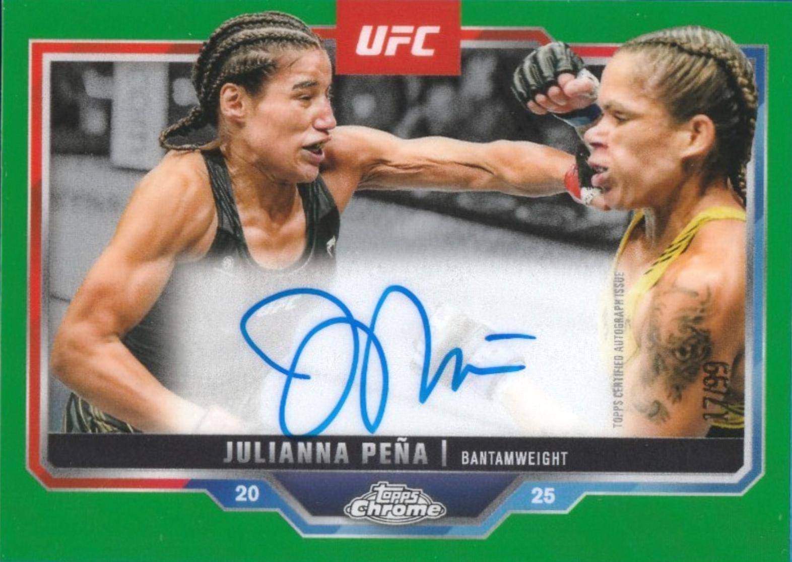 Julianna Pena [Green Refractor] #CVA-JU