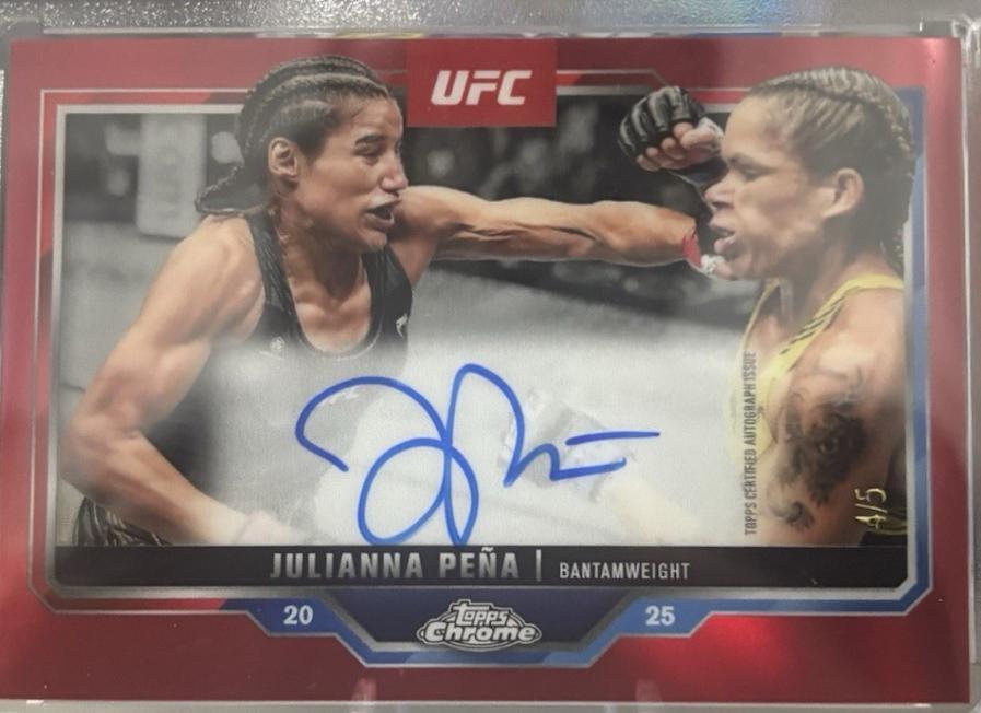 Julianna Pena [Red Refractor] #CVA-JU