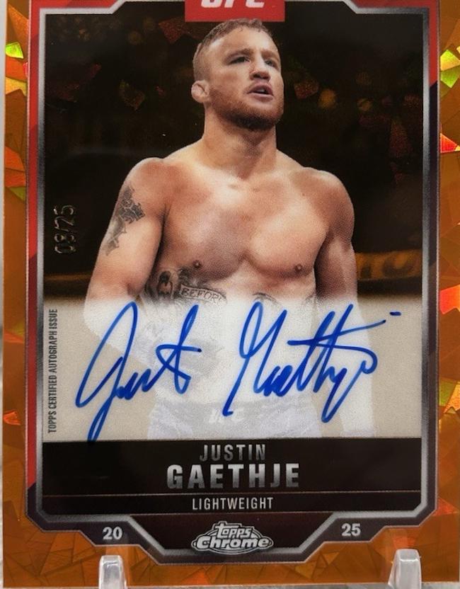 Justin Gaethje [Orange Refractor] #CVA-JG