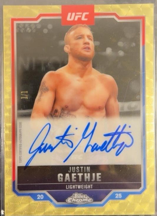 Justin Gaethje [SuperFractor] #CVA-JG