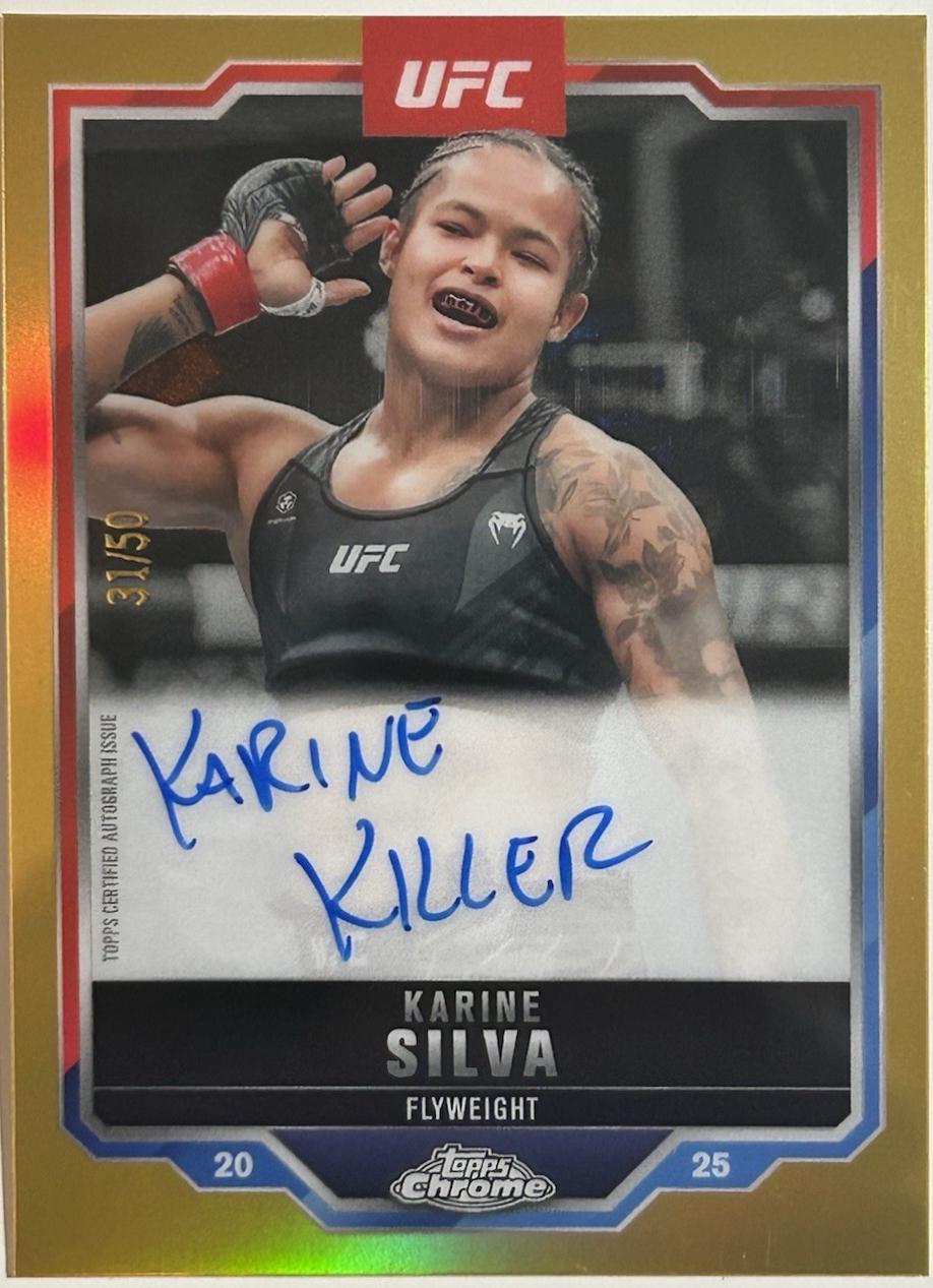 Karine Silva [Gold Refractor] #CVA-KS