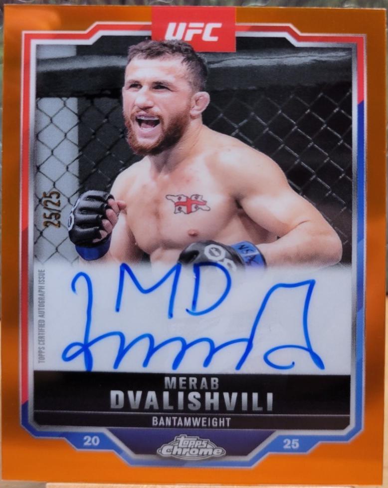 Merab Dvalishvili [Orange Refractor] #CVA-MI