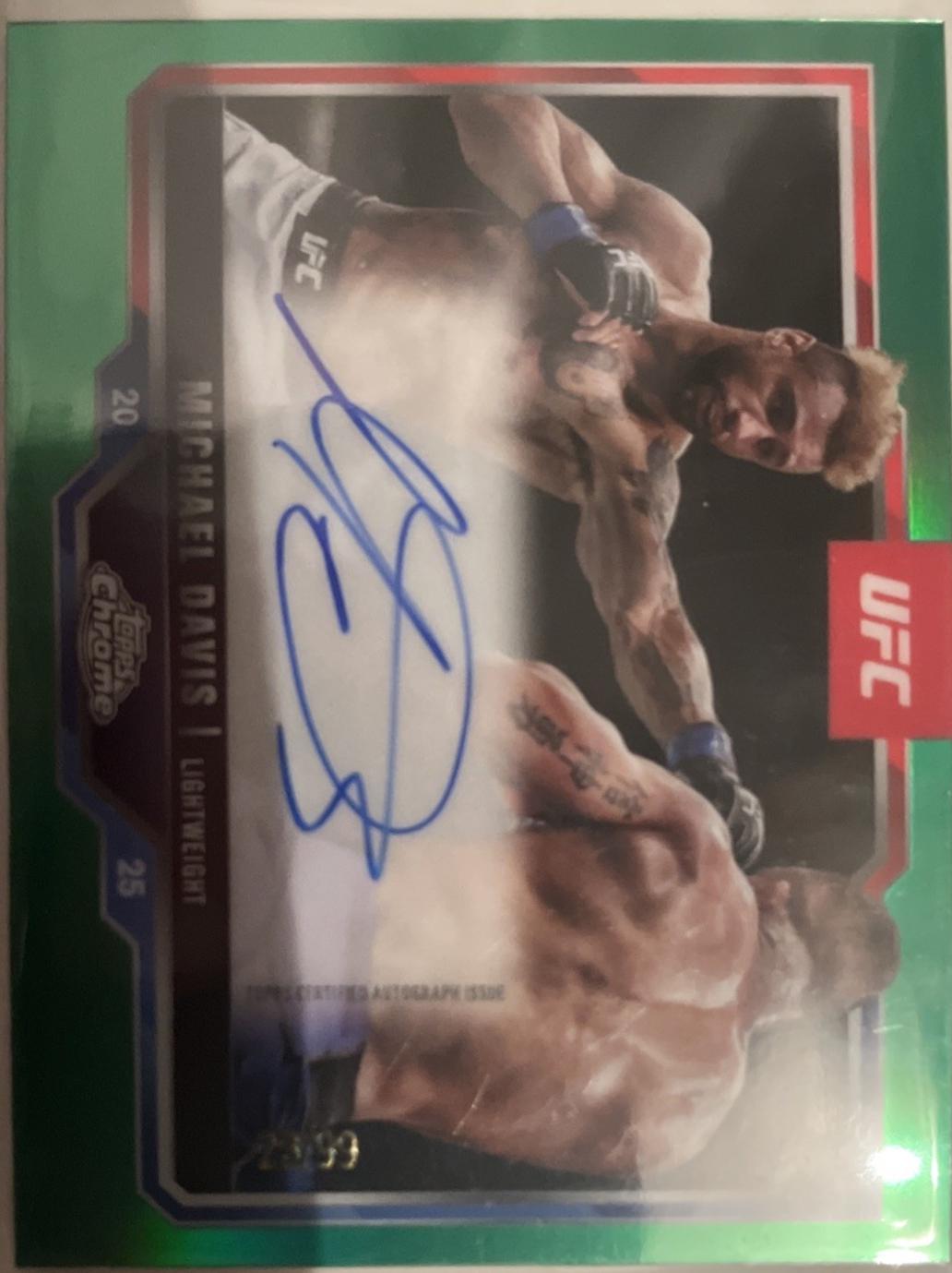 Michael Davis [Green Refractor] #CVA-MD