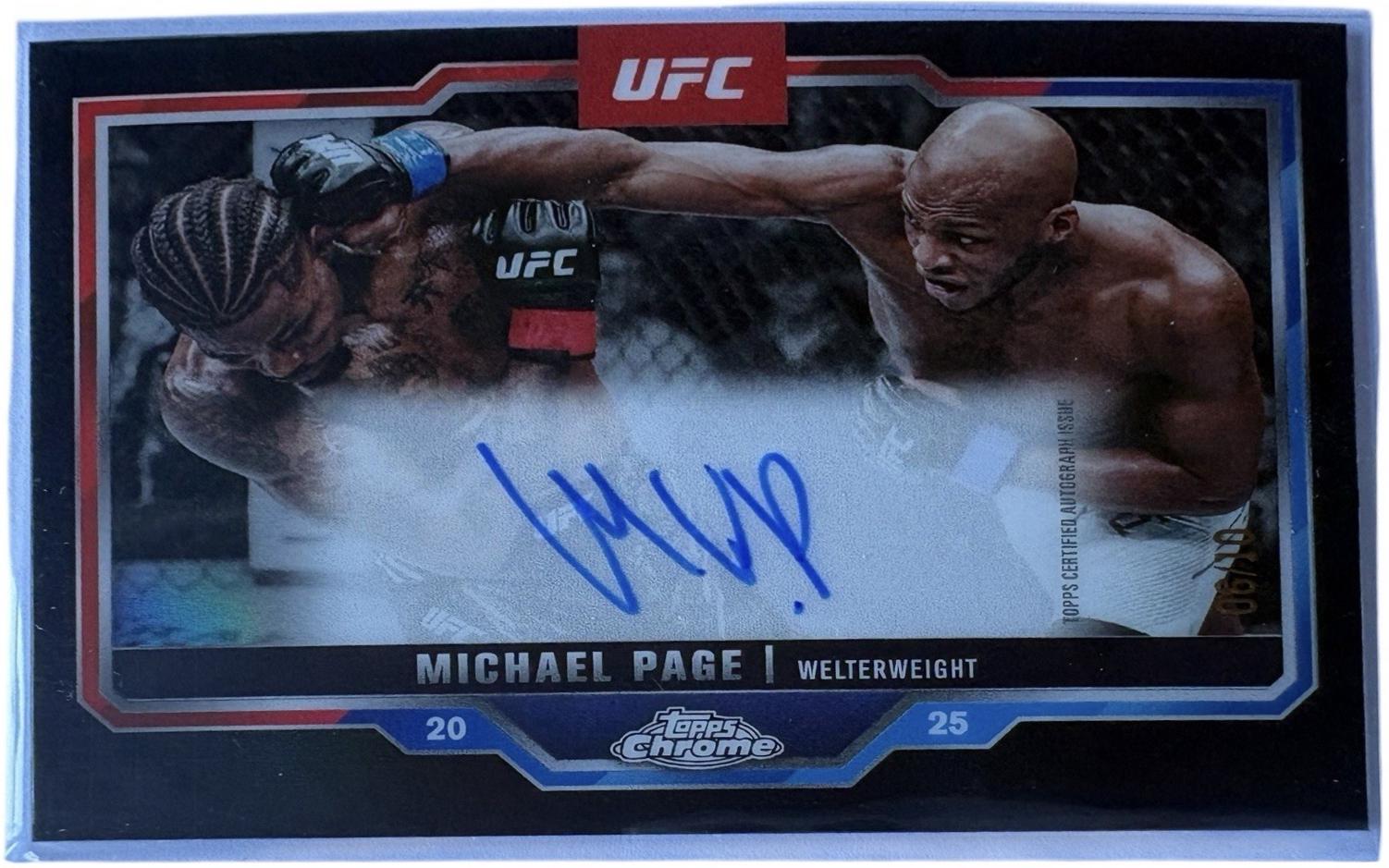 Michael Page [Black Refractor] #CVA-MP