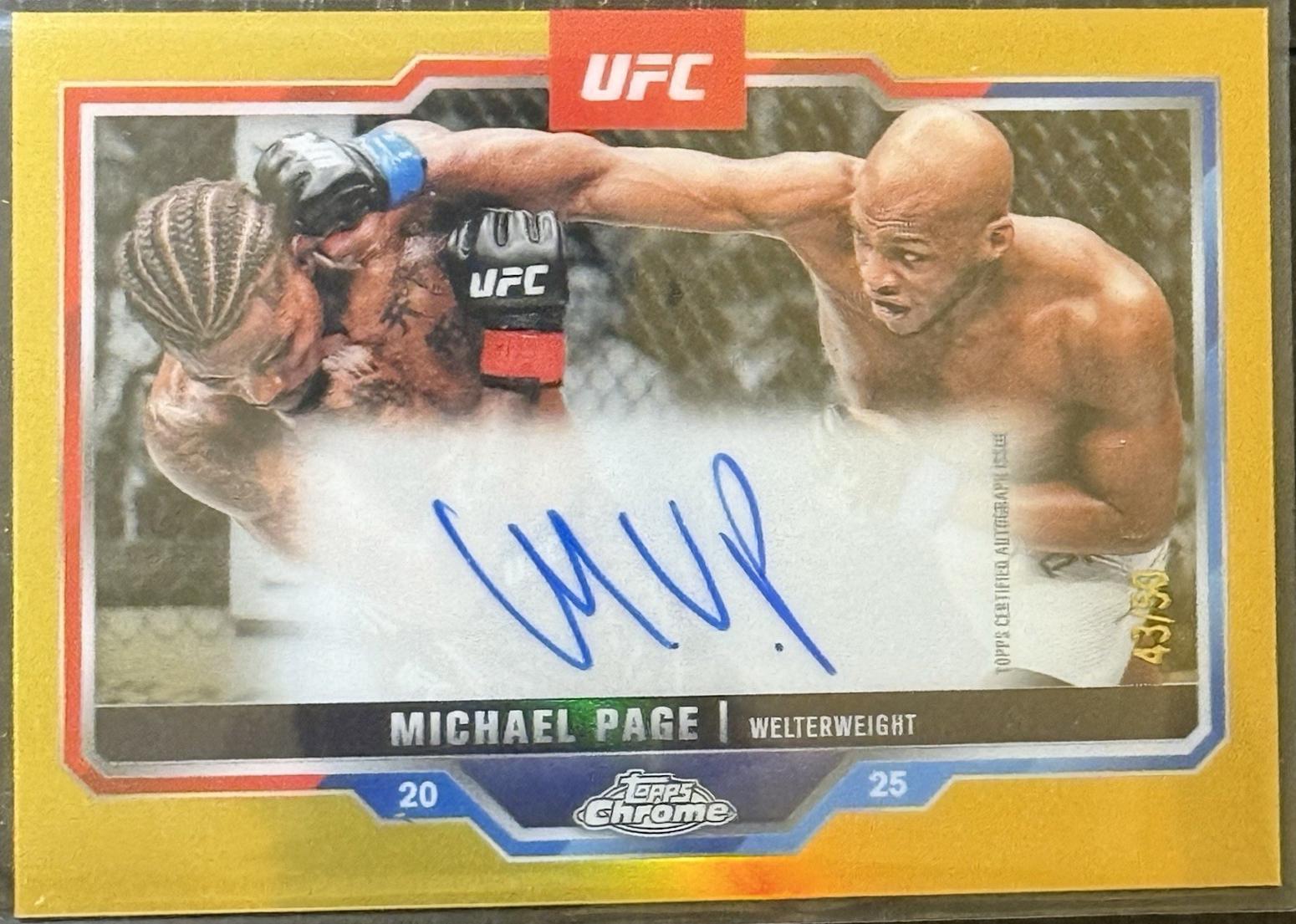 Michael Page [Gold Refractor] #CVA-MP