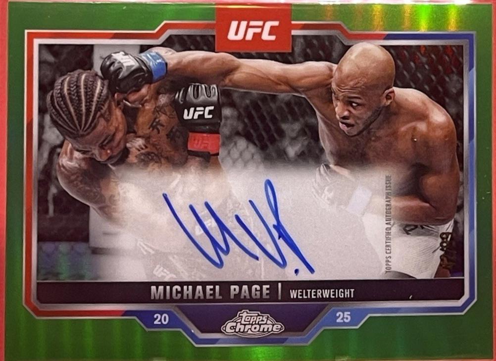 Michael Page [Green Refractor] #CVA-MP