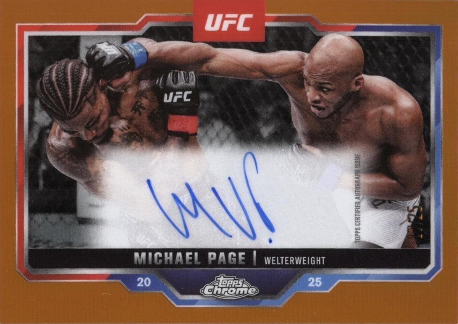 Michael Page [Orange Refractor] #CVA-MP