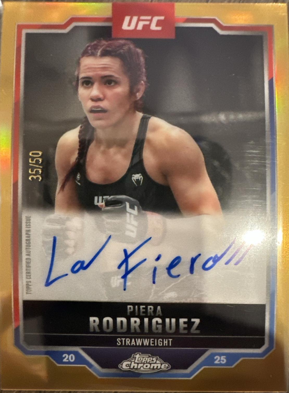 Piera Rodriguez [Gold Refractor] #CVA-PR