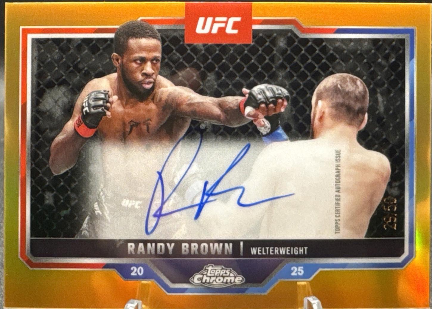 Randy Brown [Gold Refractor] #CVA-RB