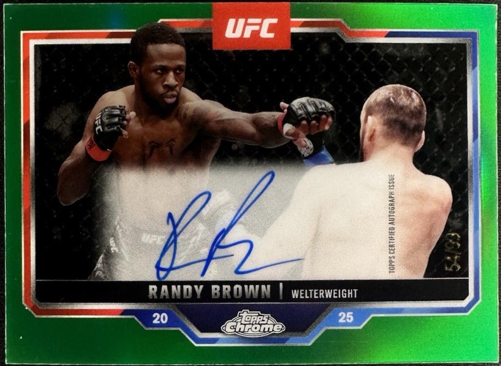 Randy Brown [Green Refractor] #CVA-RB