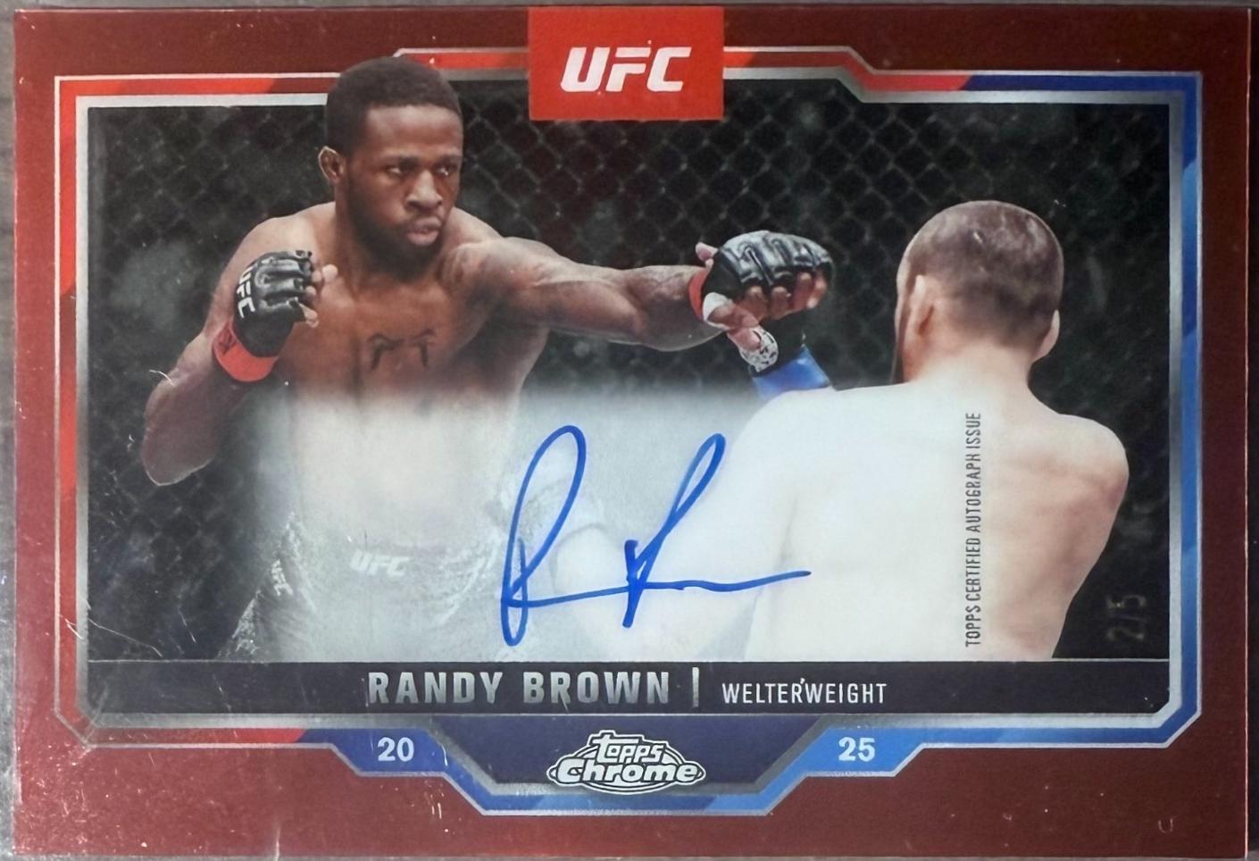 Randy Brown [Red Refractor] #CVA-RB