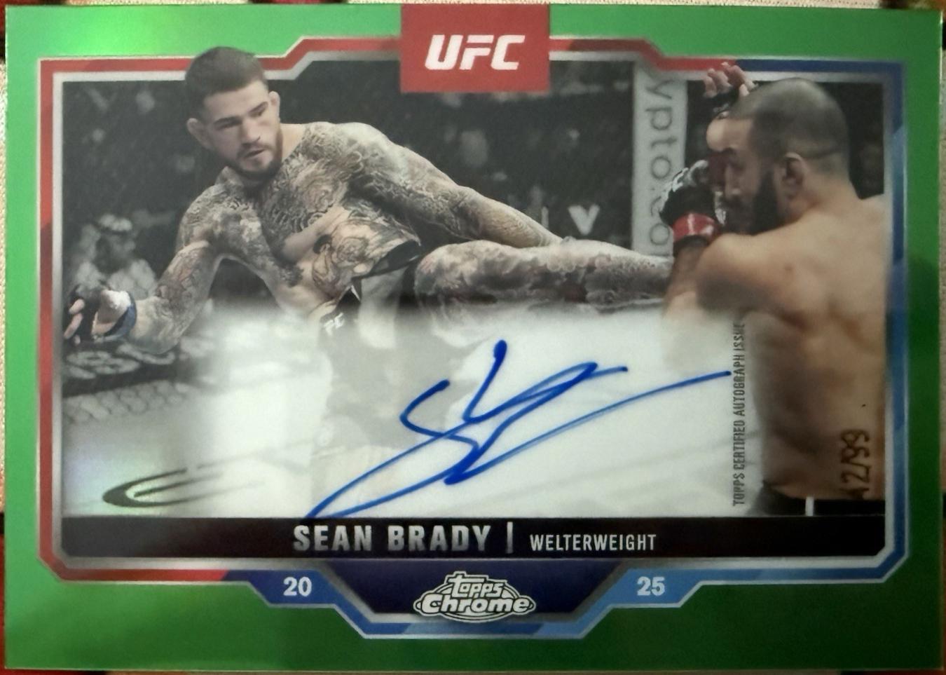 Sean Brady [Green Refractor] #CVA-SB