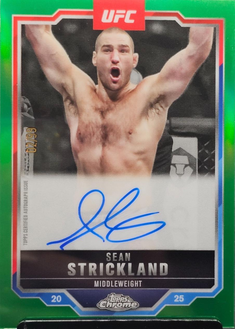 Sean Strickland [Green Refractor] #CVA-SS