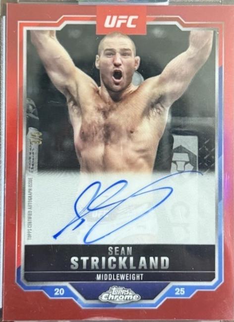 Sean Strickland [Red Refractor] #CVA-SS