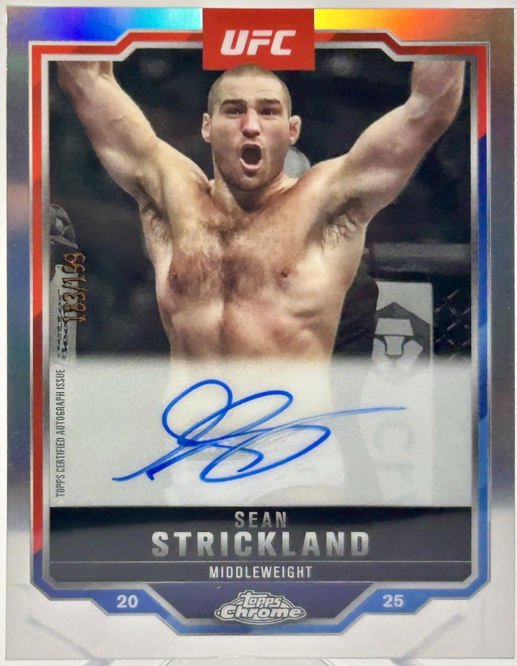 Sean Strickland [Refractor] #CVA-SS
