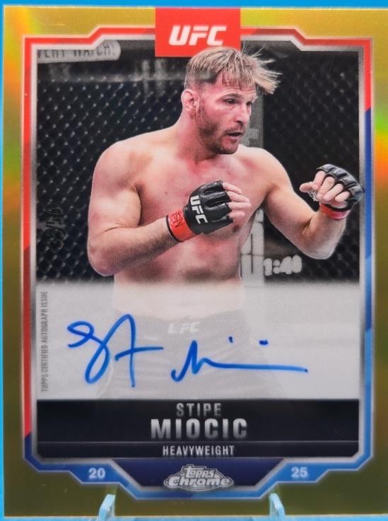 Stipe Miocic [Gold Refractor] #CVA-SM