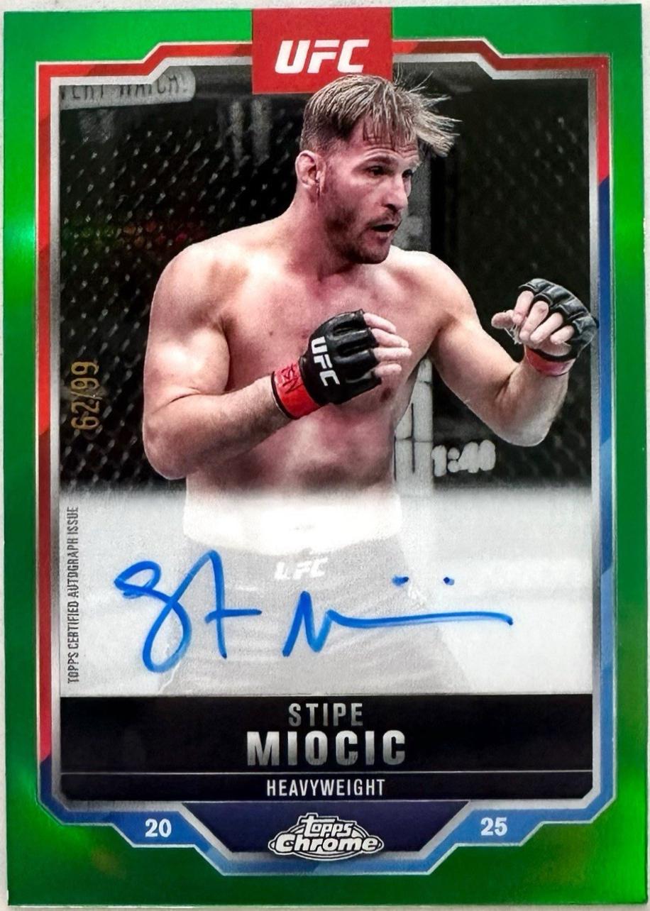 Stipe Miocic [Green Refractor] #CVA-SM