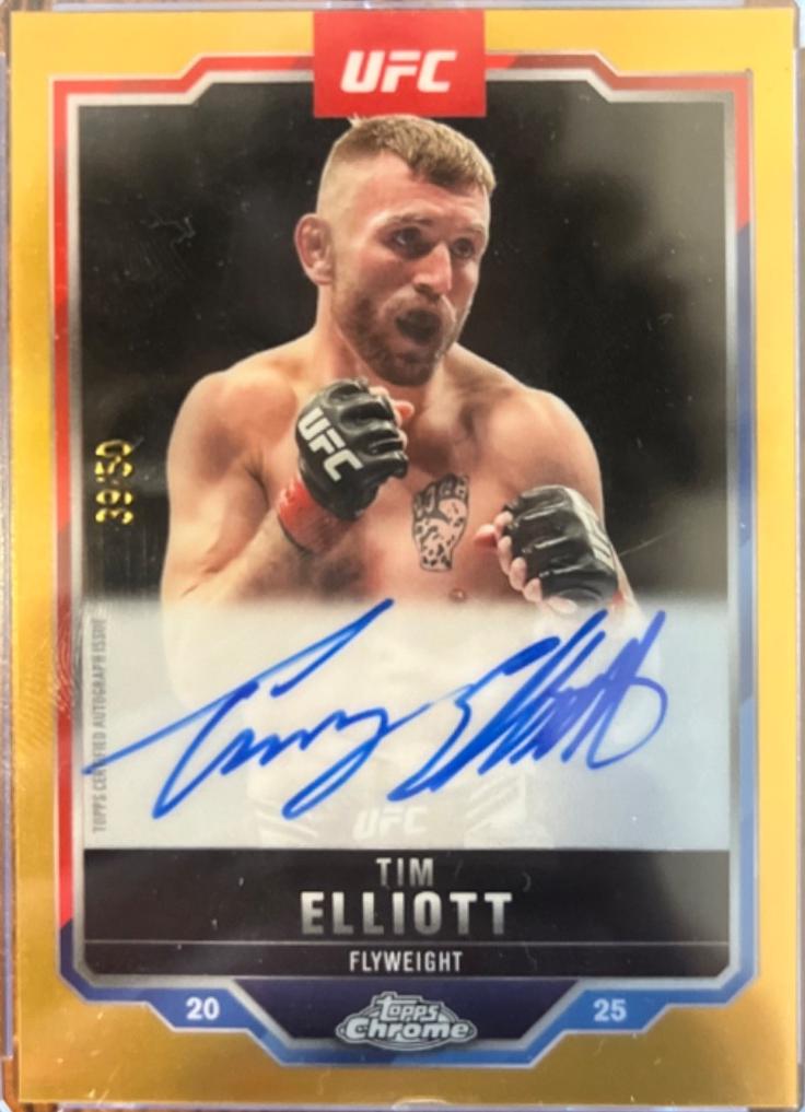 Tim Elliott [Gold Refractor] #CVA-TE