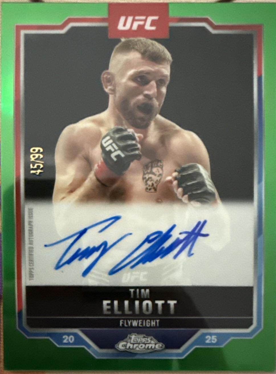 Tim Elliott [Green Refractor] #CVA-TE