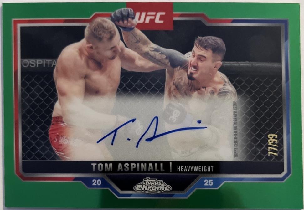 Tom Aspinall [Green Refractor] #CVA-TA
