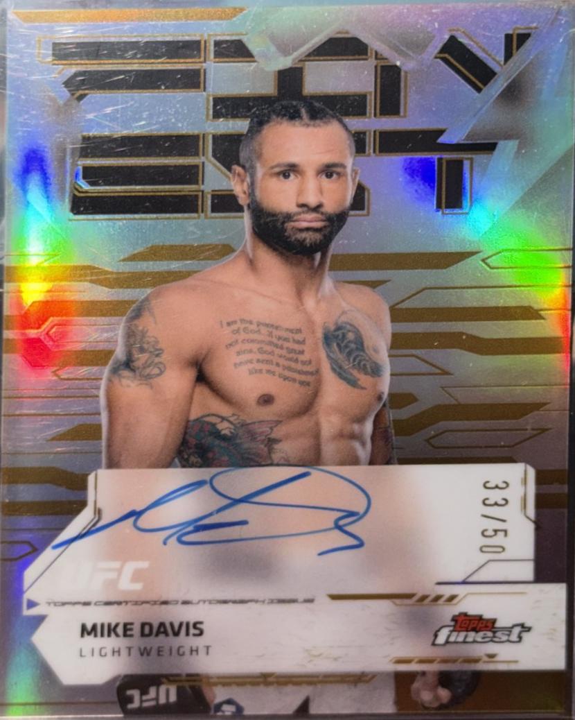 Mike Davis [Gold Refractor] #FA-MD