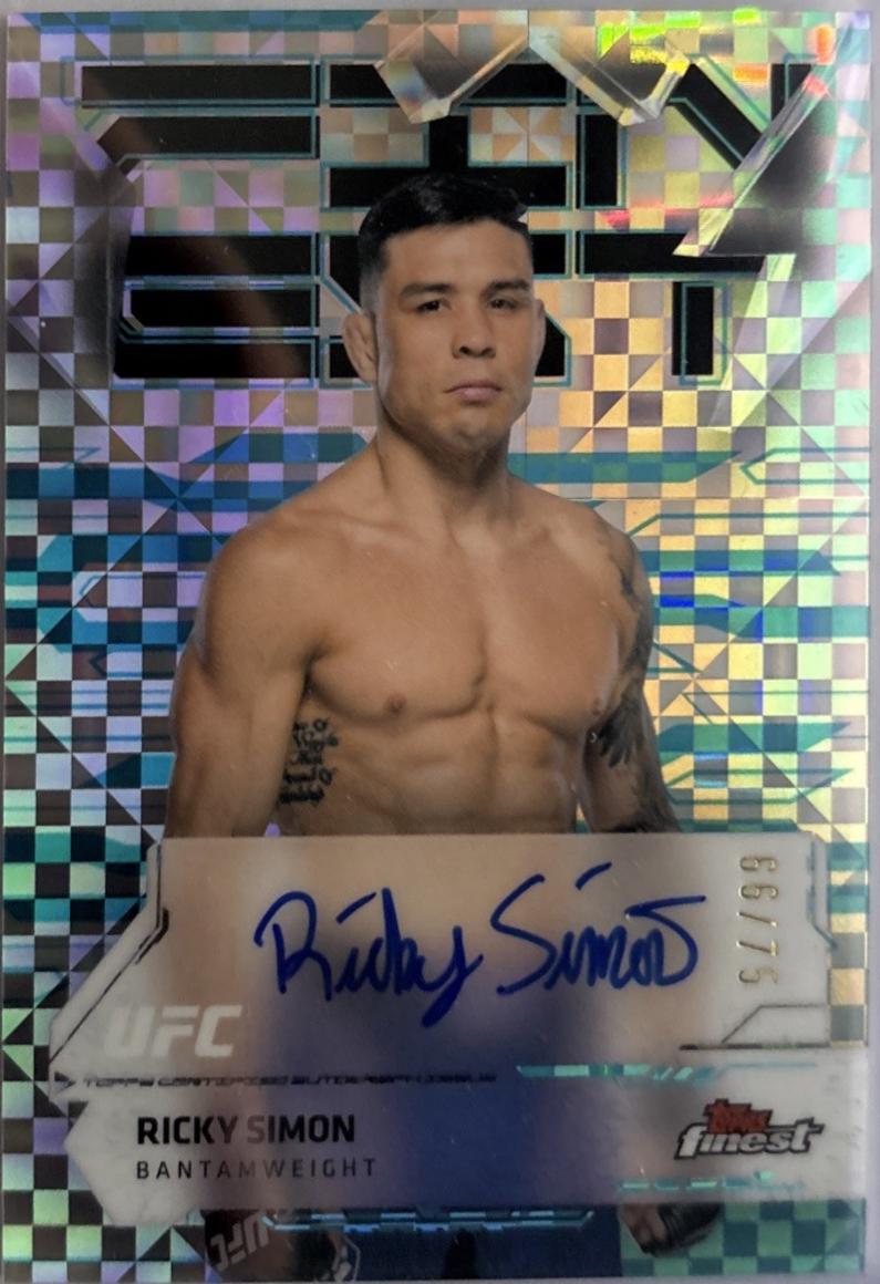Ricky Simon [Blue Checkerboard Refractor] #FA-RN