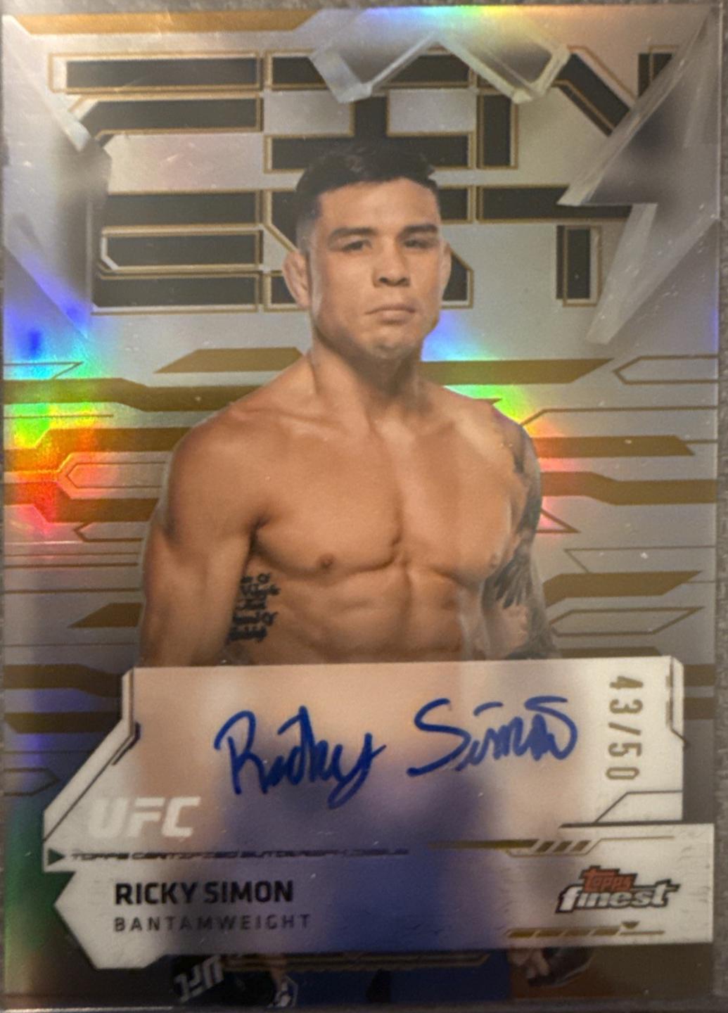 Ricky Simon [Gold Refractor] #FA-RN