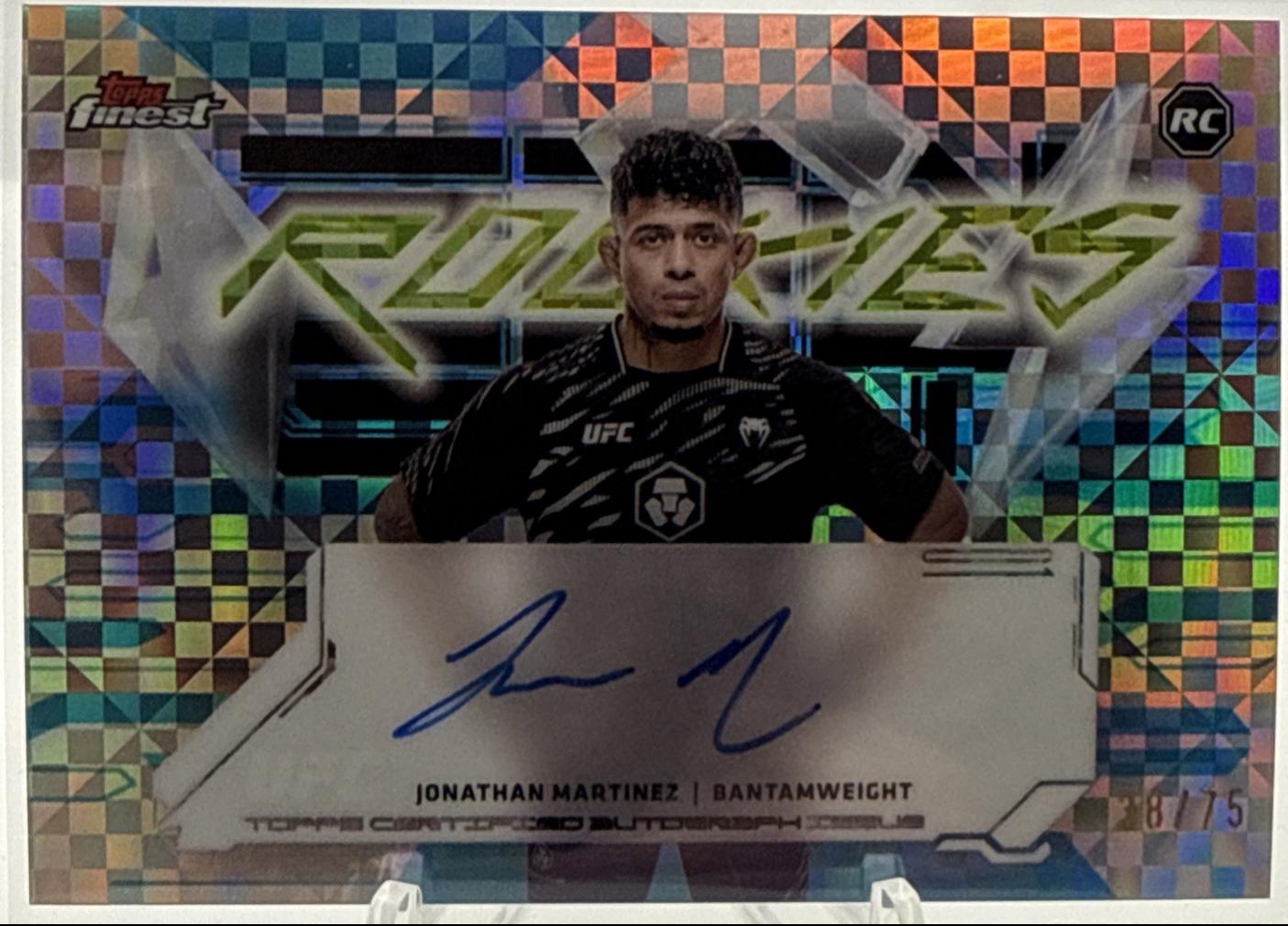 Jonathan Martinez [Blue Checkerboard Refractor] #FRA-JM