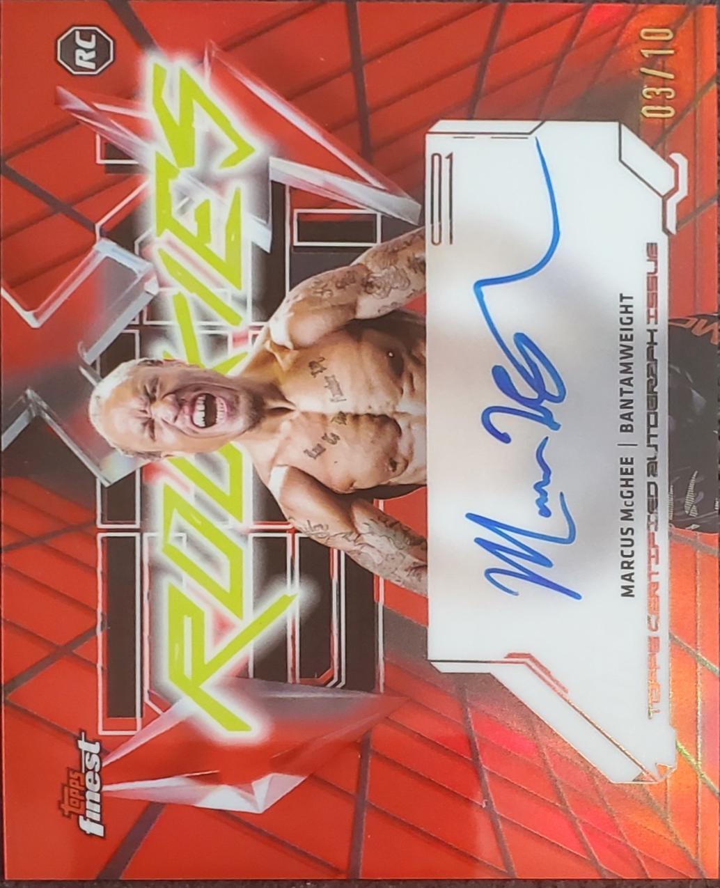 Marcus McGhee [Red Black Vapor Refractor] #FRA-ME