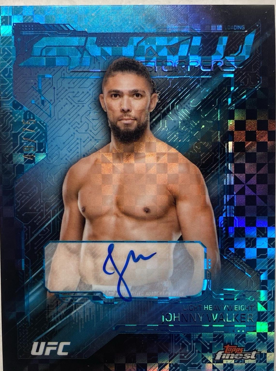 Johnny Walker [Blue Checkerboard Refractor] #SSA-JW