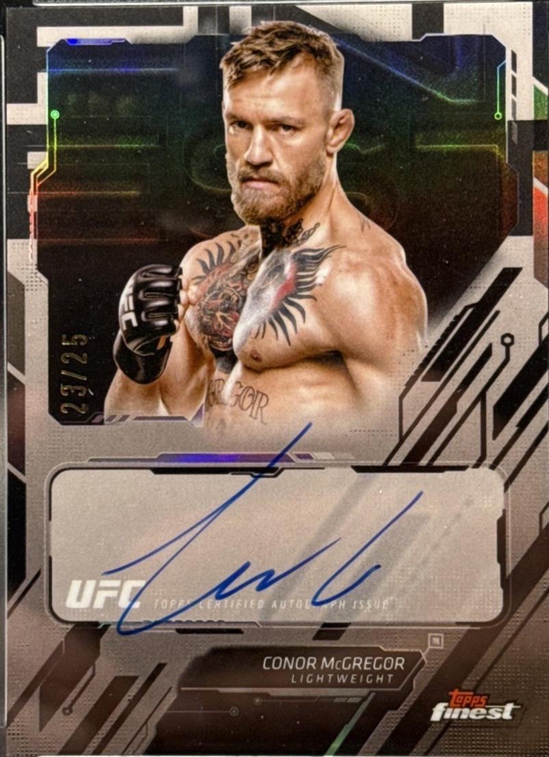 Conor McGregor [Black Refractor] #TFA-CM